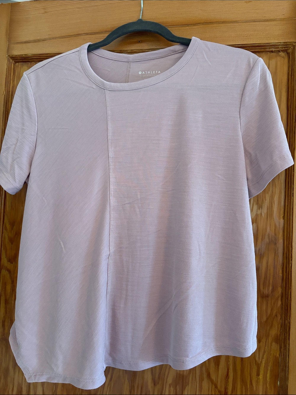 Athleta Light Lavender Short Sleeve Tee